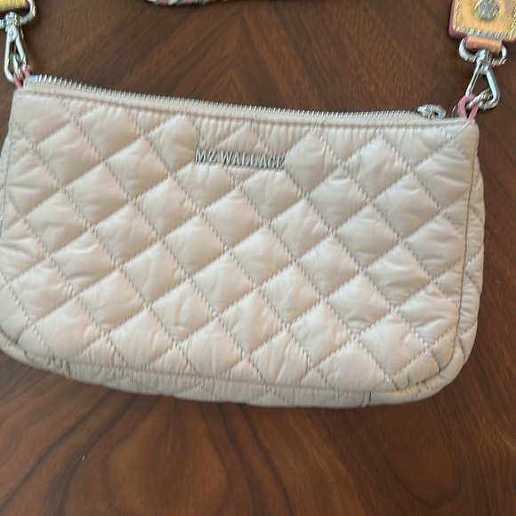 MZ Wallace Opal/Mushroom Crosby Convertible Crossbody Bag - Picture 15 of 16